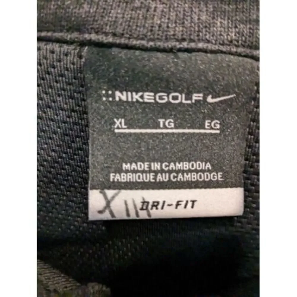 Nike Sweatshirt Mens XXL Golf Hoodie Full Zip Dri Fit Therma Golfer Widmer Beer - Picture 2 of 5